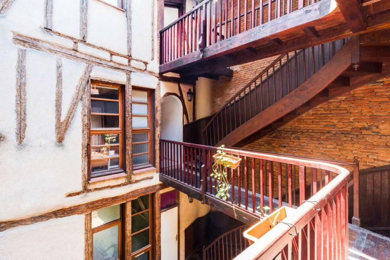 טולוז ❤️ Charmant Appart Ancien Renove Place Des Carmes מראה חיצוני תמונה